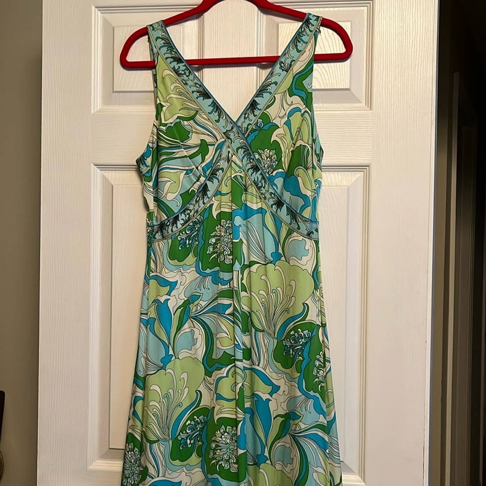 Tahari silk summer dress